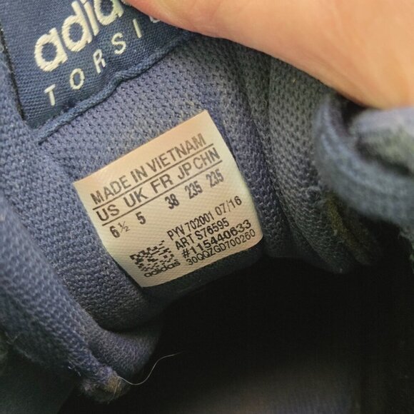 Adidas X The Farm ZX Flux Torsion 702001 Navy Floral Sneakers Size 6.5 - Picture 11 of 11